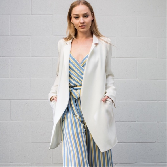 Lemon Blossom Striped Jumpsuit - Picture 5 of 8